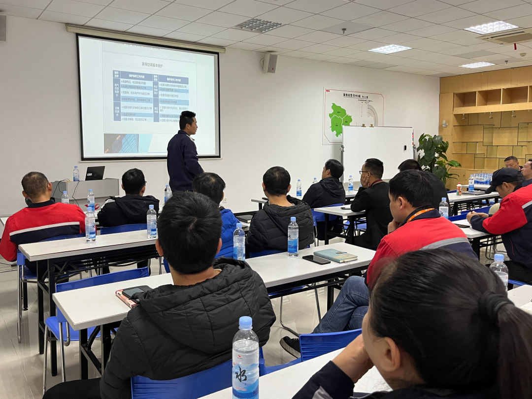 分享知识，，，交流履历——公海彩船6600受邀到统一企业举行中央空调清洁手艺分享(图2)